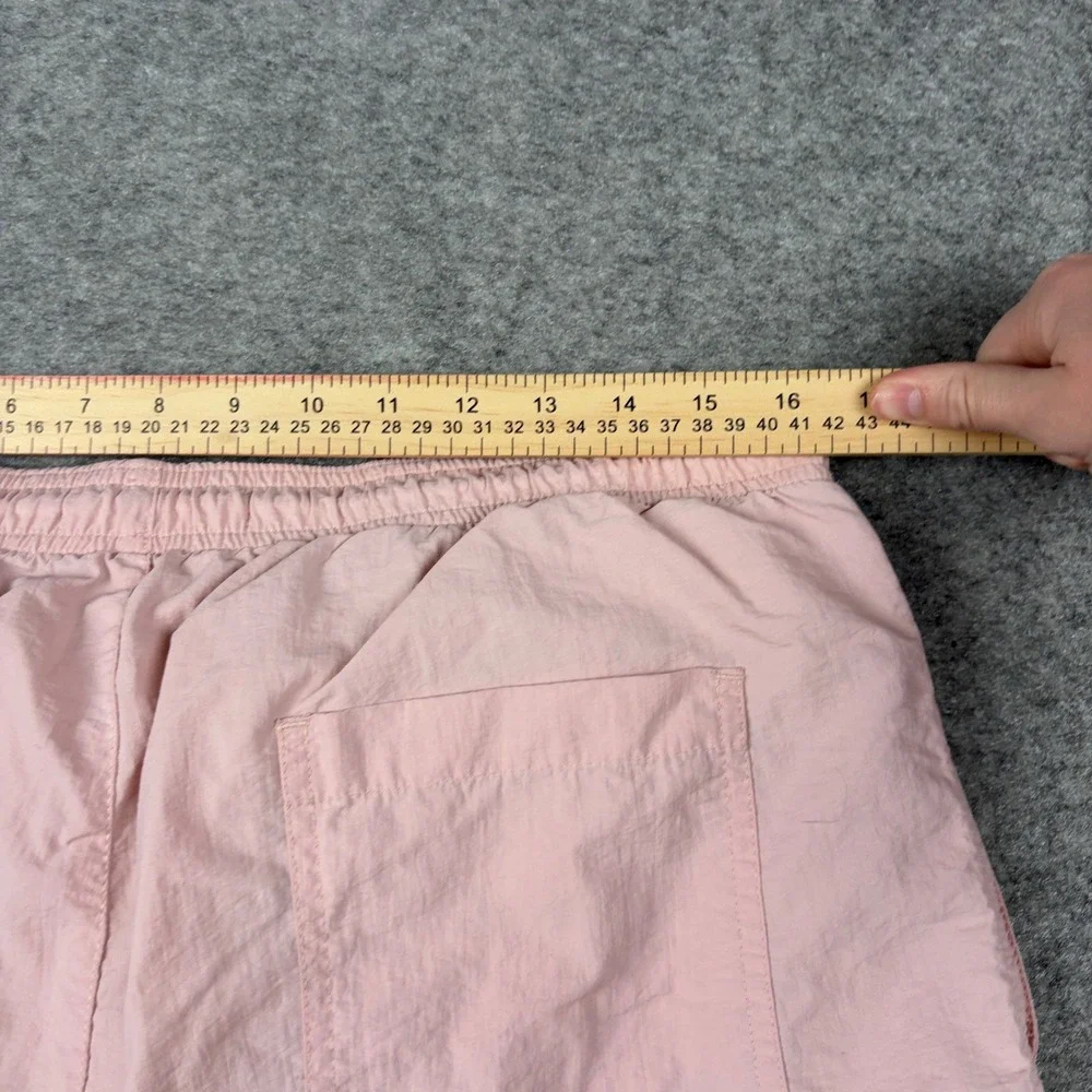 PacSun Swim Trunks Mens Large Pink Los Angeles‎ Graphic Mesh Lined Board Shorts